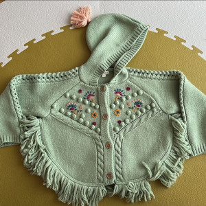 루이스미샤 판초 가디건 6Y