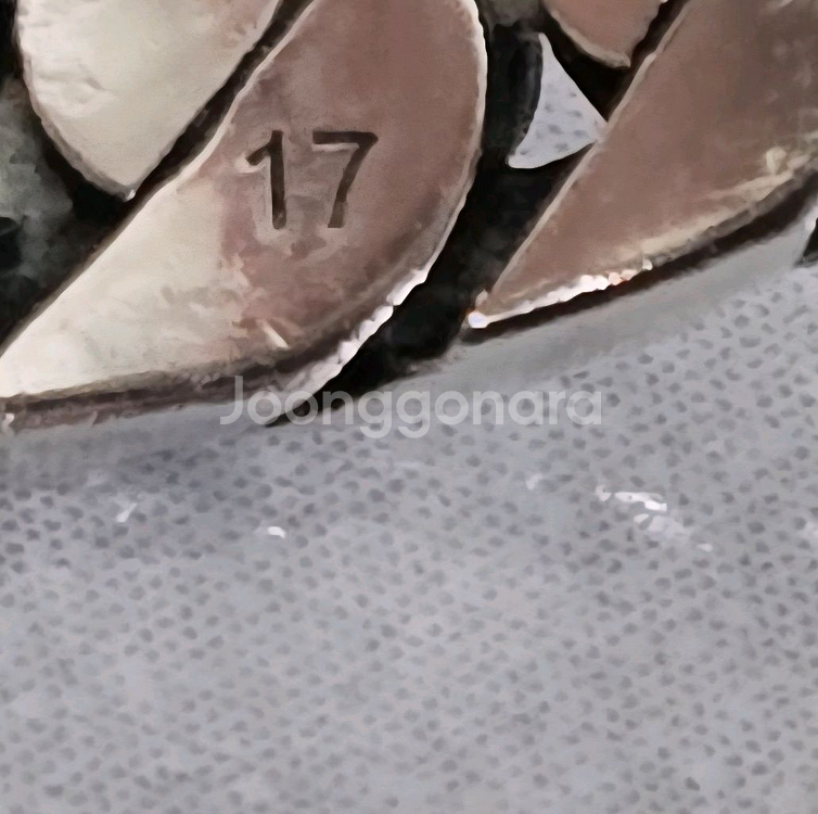 구찌 인터로킹 G 체인 반지 링 17호 판매--5