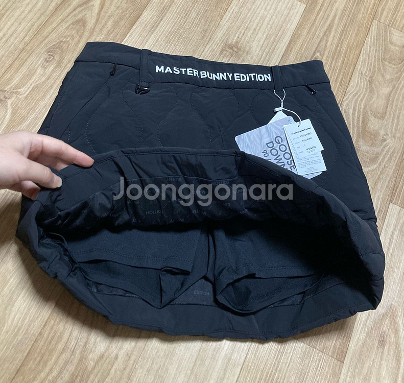 새제품 택포 ) 1사이즈 마스터버니 골프스커트 패딩치마--3