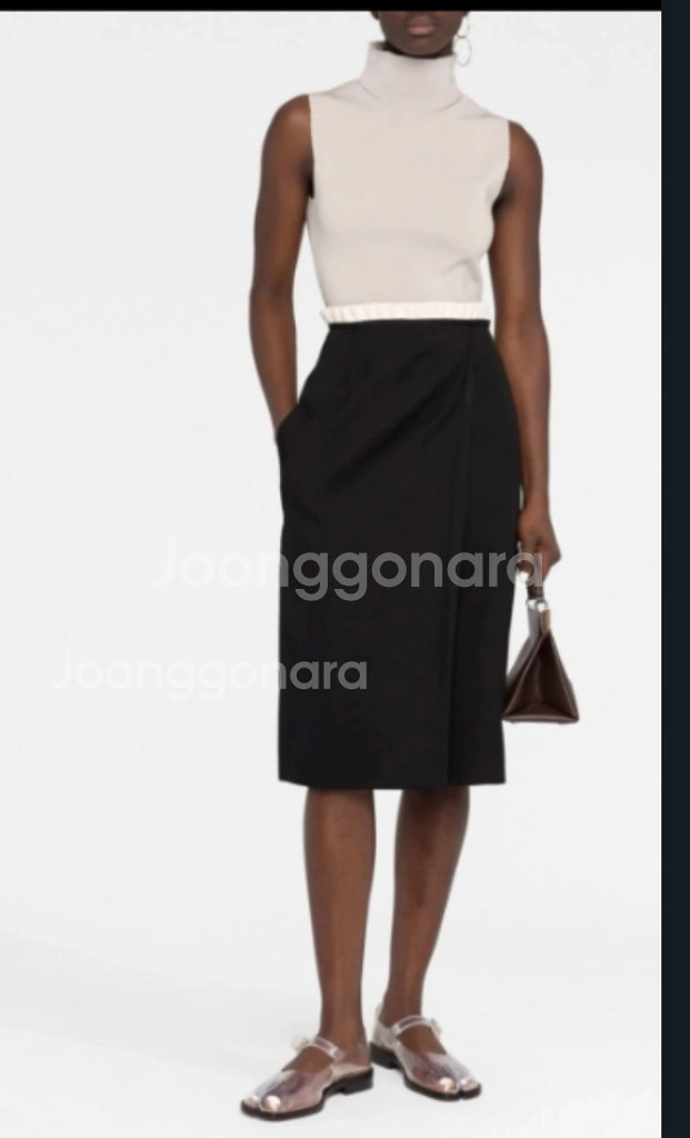 모직 미디스커트--0