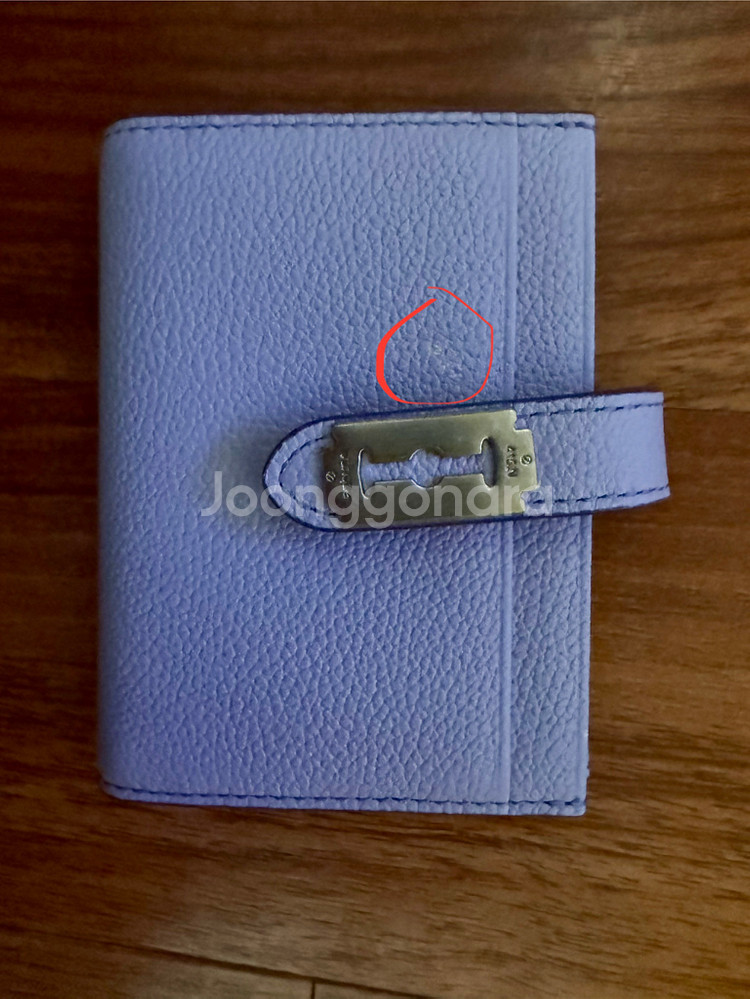 분크 맥파이 카드지갑 라벤더색상--0