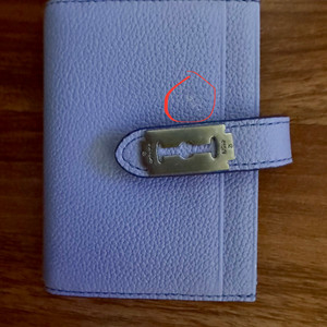 분크 맥파이 카드지갑 라벤더색상