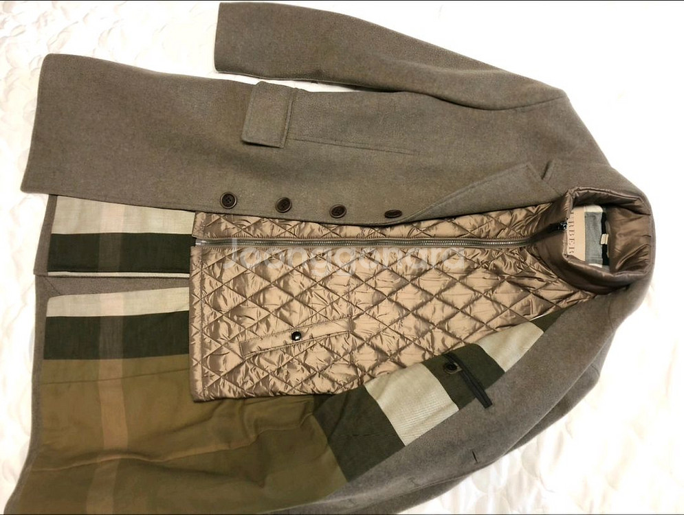 * BURBERRY 버버리 린슨 울 케시미어 코트& 패--1