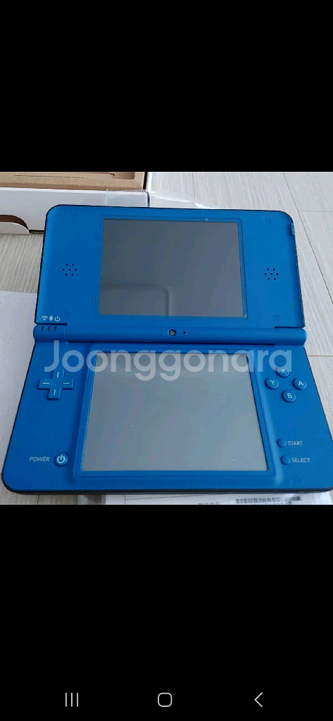 (미사용) 닌텐도 DSi LL 블루 색상 박스셋--4