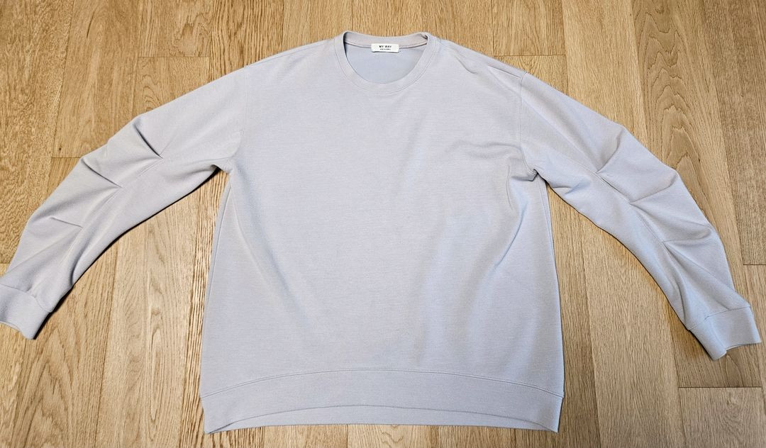 보세 my way 소매 셔링 맨투맨--1