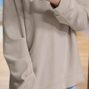 보세 my way 소매 셔링 맨투맨