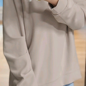 보세 my way 소매 셔링 맨투맨