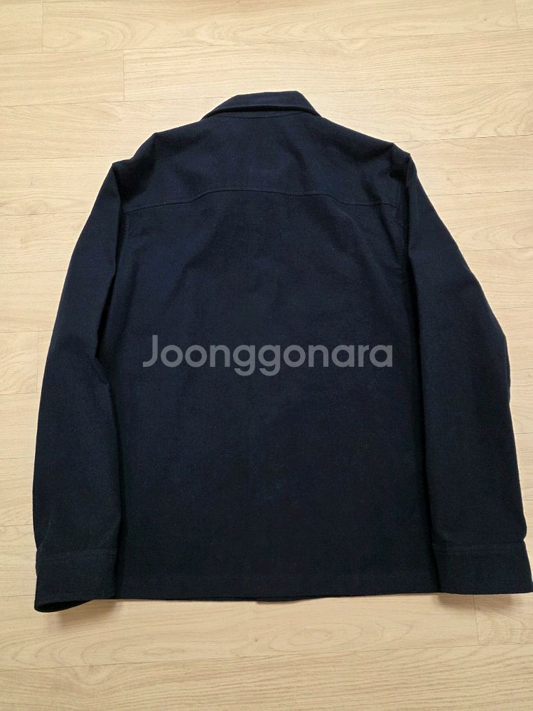 띠어리 몰스킨 아우터 오버셔츠 L 105 발틱 새제품--3