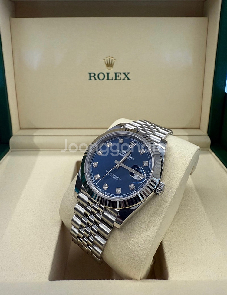 롤렉스 데이저스트 41MM 청판스틸 10P 미개봉--0