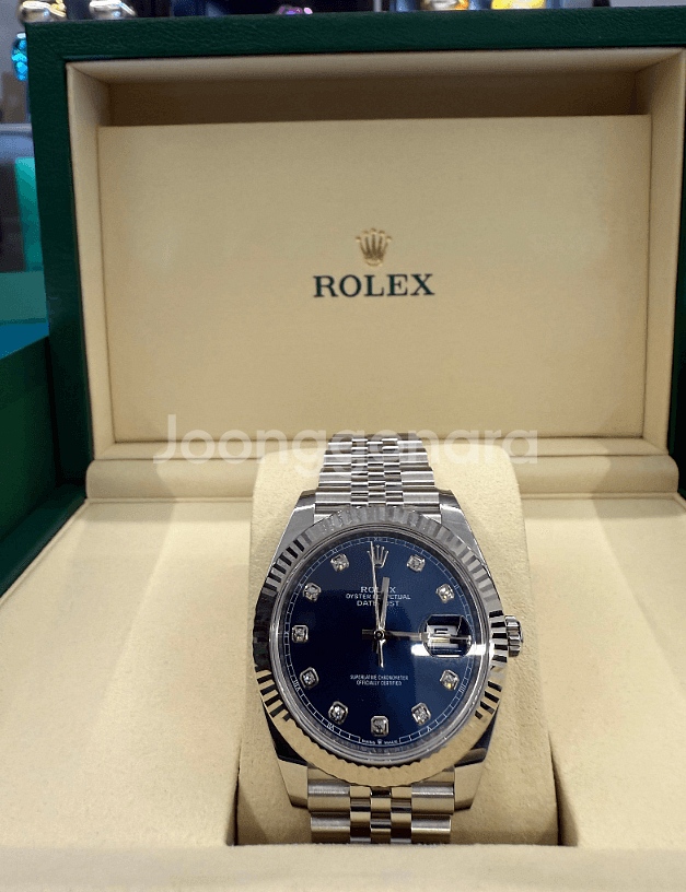 [미개봉]롤렉스 데이저스트 청판 스틸 10P다이아--0
