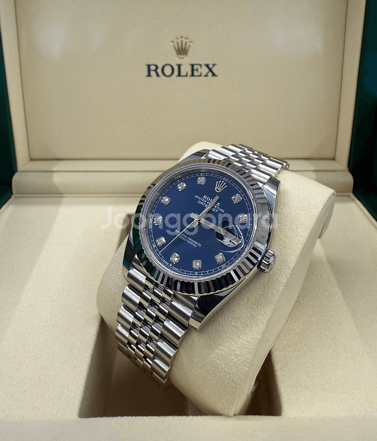 [미개봉]롤렉스 데이저스트 청판 스틸 10P다이아--1