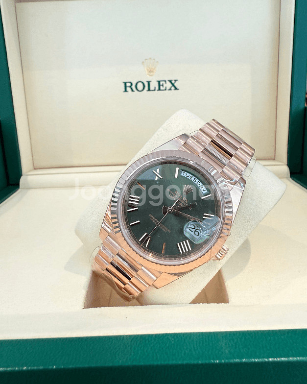 [미개봉]롤렉스 데이데이트40 올리브그린 로만--0