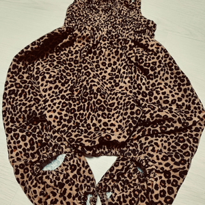 XL 호피 아방핏 올인원