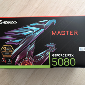 RTX 5080 어로스 마스터 판매합니다