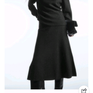 코스 메리노 울 미디스커트 새상품