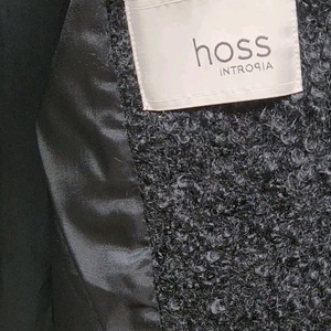 hoss Intropia 모헤어 울 부클 코트