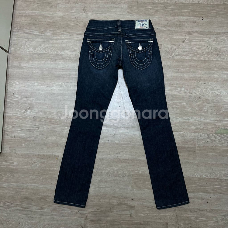 트루릴리전 여성 워싱 스트레이트 데님진 청바지 24--3