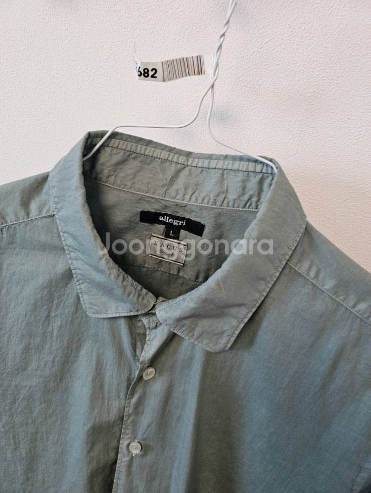 알레그리 정품 지쿠스 XACUS 원단 셔츠--1