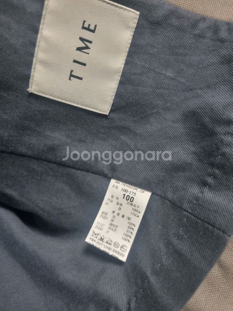 타임옴므 오버핏 더블 자켓 100--5