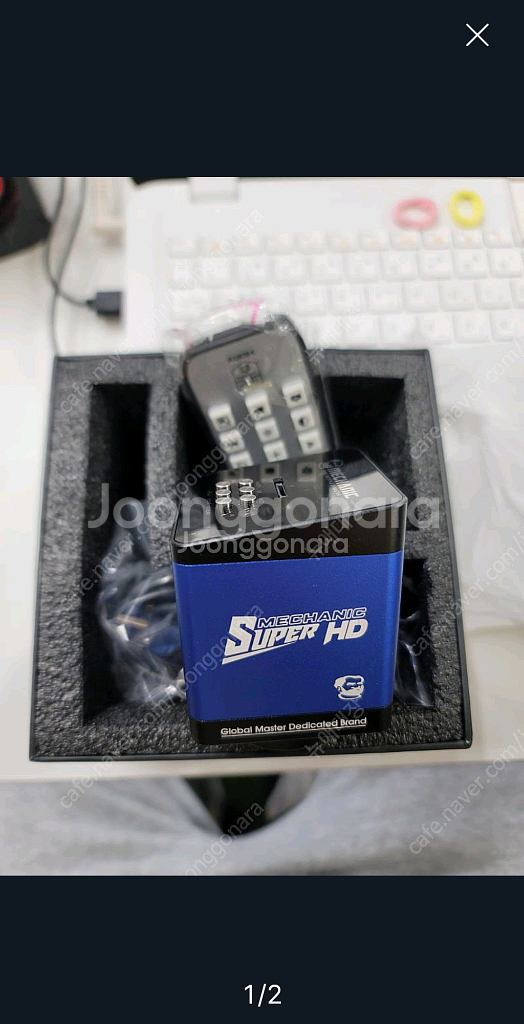 새상품 현미경 카메라. mechanic mos 500--0