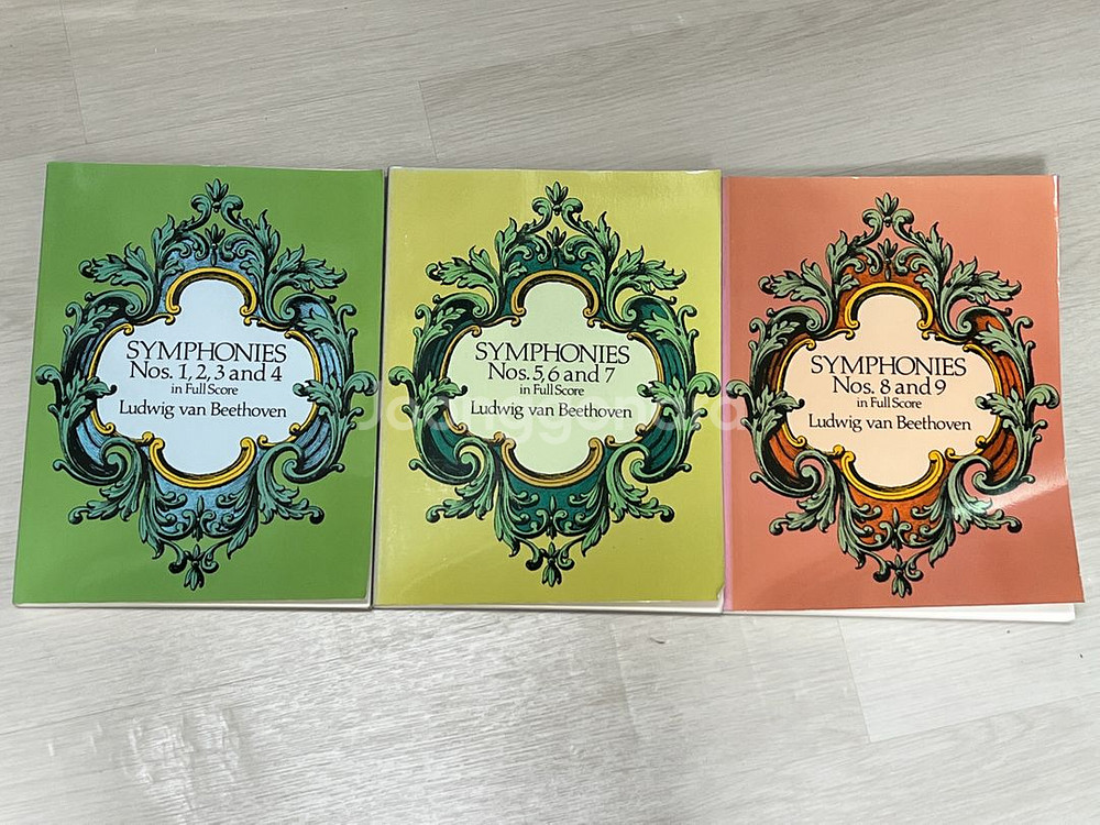 베토벤 차이콥스키 말러 심포니 풀스코어 악보--0