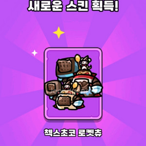 운빨존많겜 첵스초코 스킨 + 프로필 + 3천다이아 팖