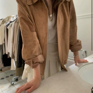 포스터 스웨이드자켓 스웨이드점퍼 새상품