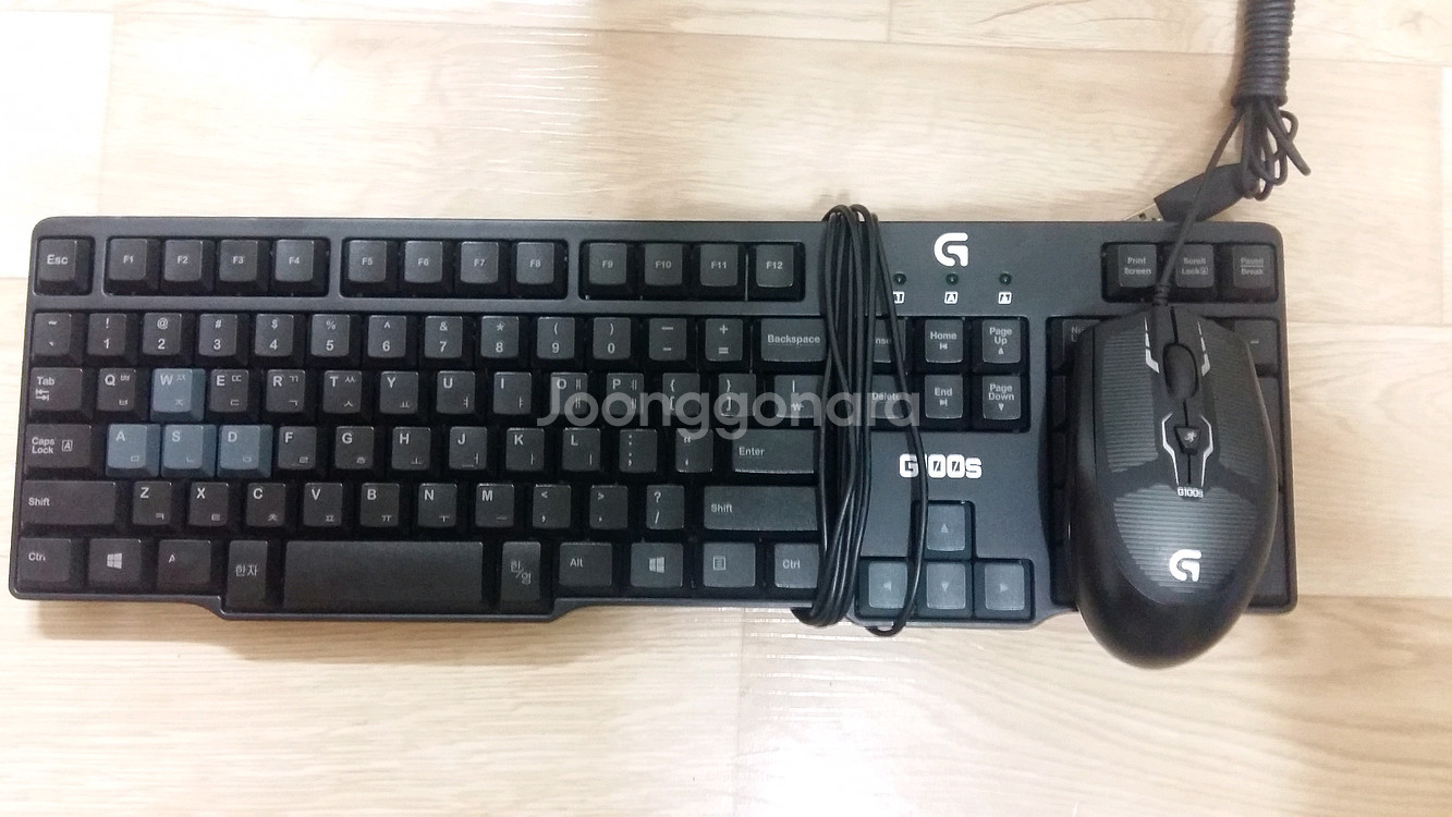 로지텍 G100s 마우스 키보드--1