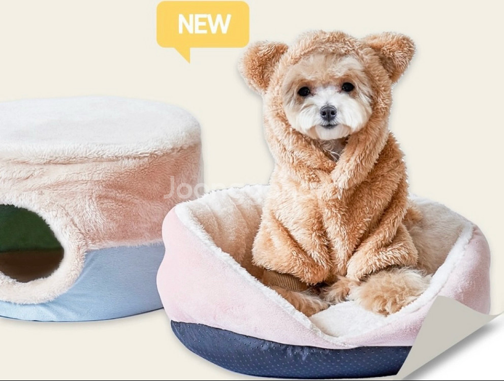 (새상품) 강아지 후드곰돌이옷S--0