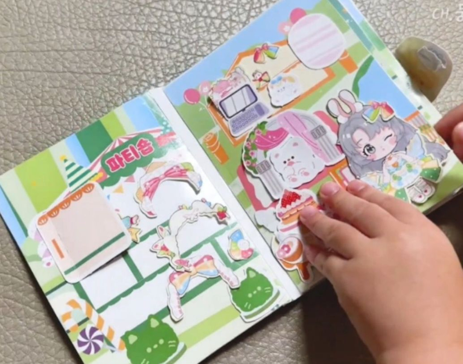 스퀴시북 만들기, 여아 팬시, 미술놀이, 만들기재료 이미지