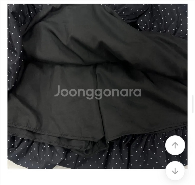 벌룬 도트 프릴 스커트 판매--5