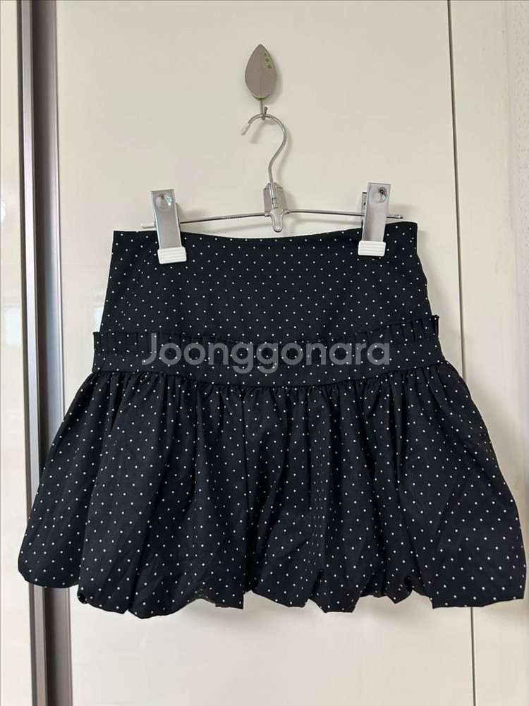 벌룬 도트 프릴 스커트 판매--7