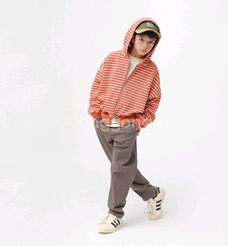 제키브로 아동 단가라 후드집업--2