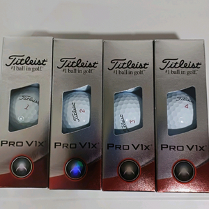 타이틀리스트 Pro V1x 골프공 12구 새상품