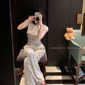 수입의류 하트땡 세트 반팔티 팬츠 세트