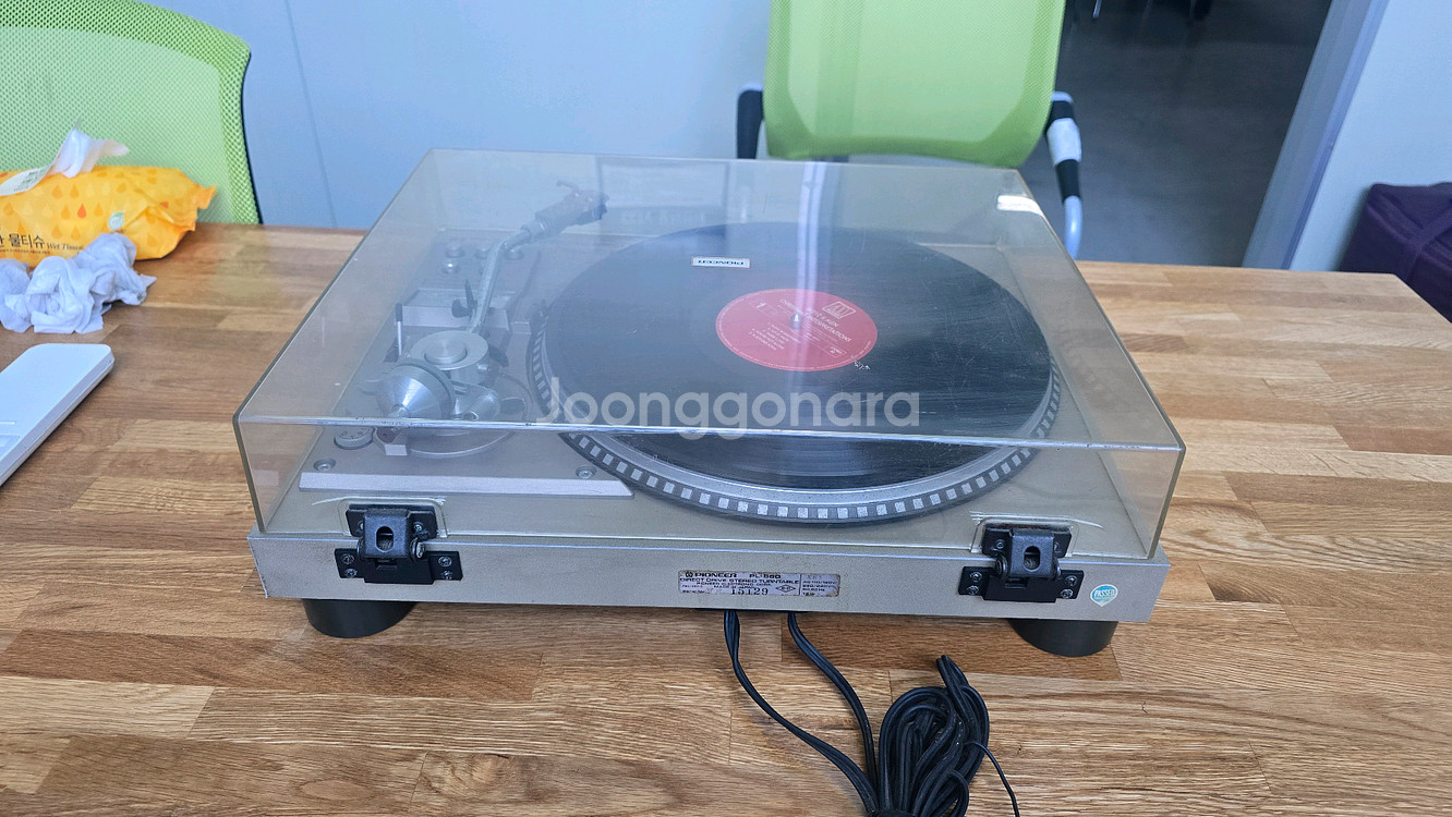 파이오니아 다이렉트 턴테이블 pl-60--4