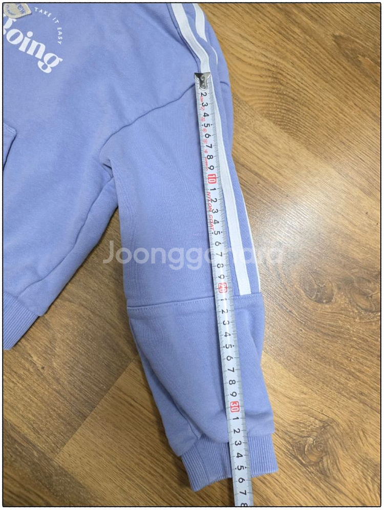 아동 꼬망스 후드티셔츠 연블루 [140]--6