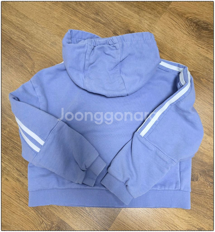 아동 꼬망스 후드티셔츠 연블루 [140]--2