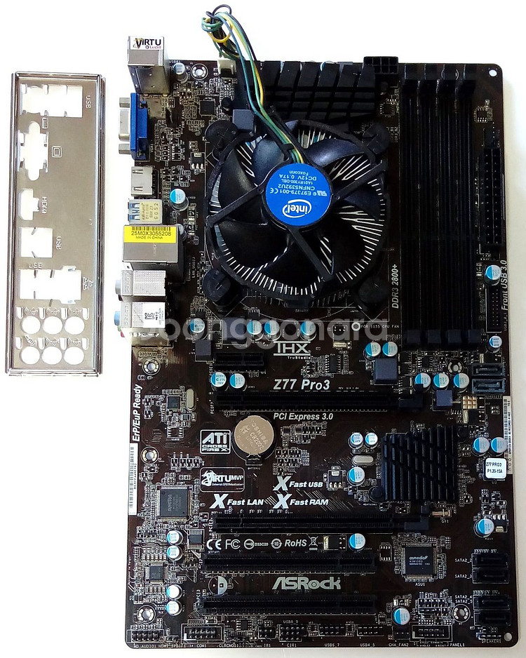 중고 애즈락 Z77 Pro3 메인보드+ i5-3570K--0