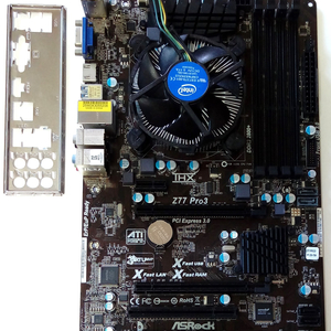 중고 애즈락 Z77 Pro3 메인보드+ i5-3570K