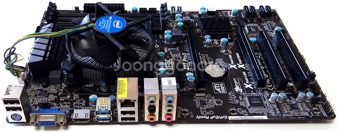 중고 애즈락 Z77 Pro3 메인보드+ i5-3570K--1