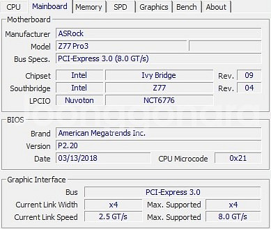 중고 애즈락 Z77 Pro3 메인보드+ i5-3570K--3