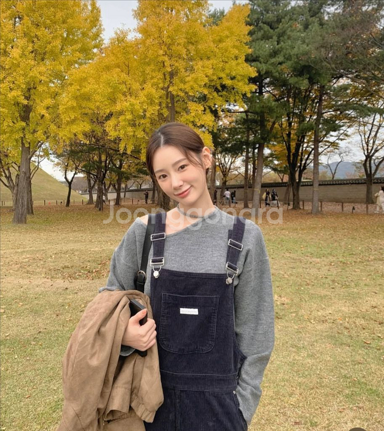 raive 레이브 스트랩 원숄더 오프숄더 니트 그레이--1