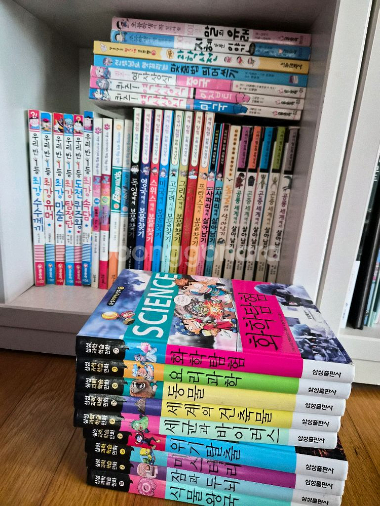 보물찾기시리즈,살아남기시리즈, 삼성과학학습만화등입니다--3