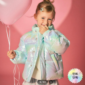 스파오 파스텔 푸퍼 새상품 150