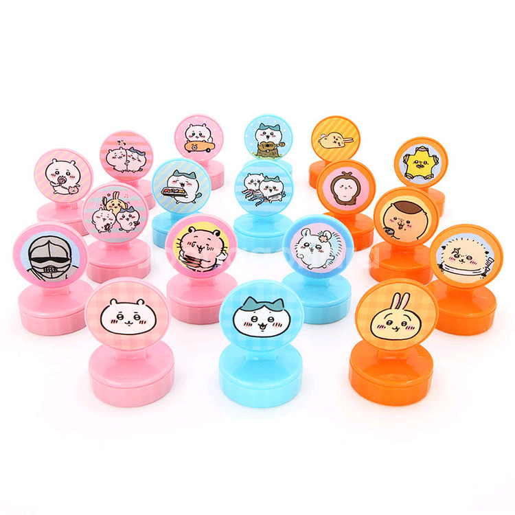 일괄)치이카와 미니 스탬프 18종 풀세트 일본정품 도장--1