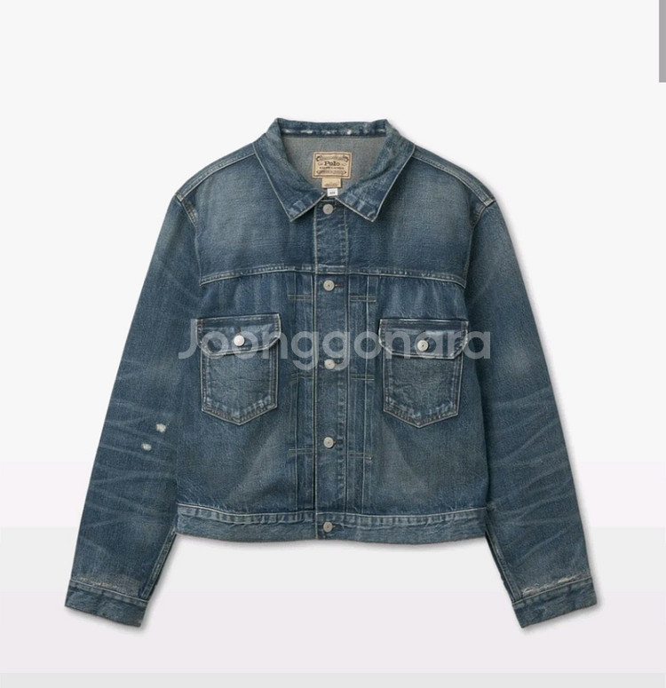 [M] 폴로 랄프로렌 데님 트러커 자켓 페어리드--0