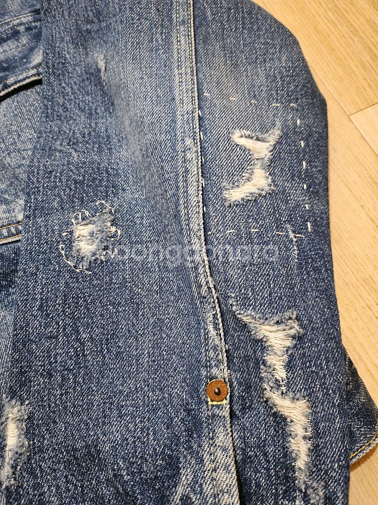 [M] 폴로 랄프로렌 데님 트러커 자켓 페어리드--6