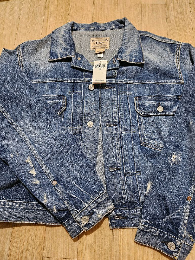 [M] 폴로 랄프로렌 데님 트러커 자켓 페어리드--9