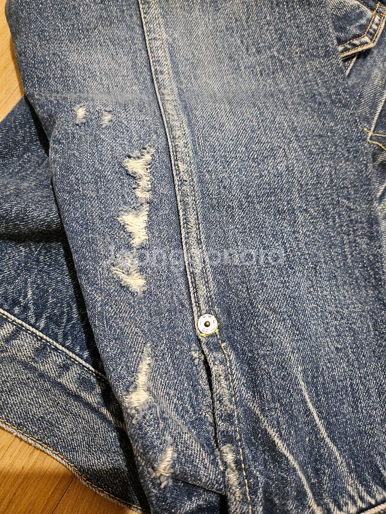 [M] 폴로 랄프로렌 데님 트러커 자켓 페어리드--5